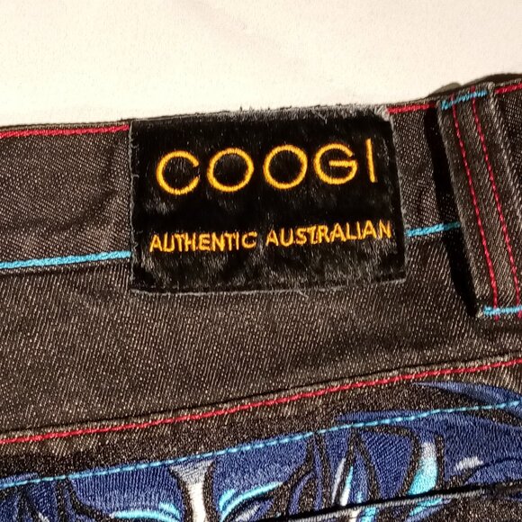 COOGI Shorts Men's 42  Monsters & Dragons  Embroidered  Y2K  Baggy  Hip Hop EXC - Picture 4 of 12